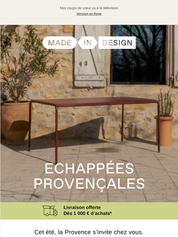 Adoptez un mobilier de jardin provençal ☀️