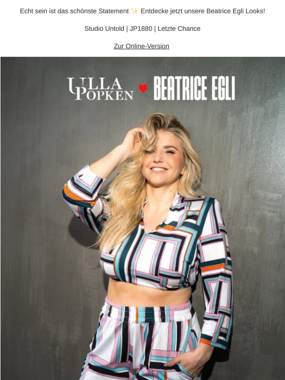Beatrice Egli x Ulla Popken ❤️ Weil Authentizität am schönsten ist