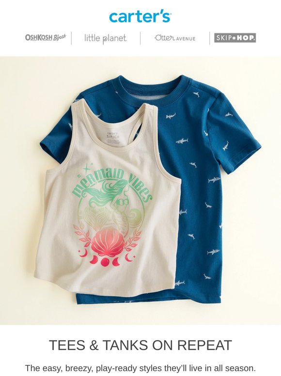 From $5 play-ready tops ✨