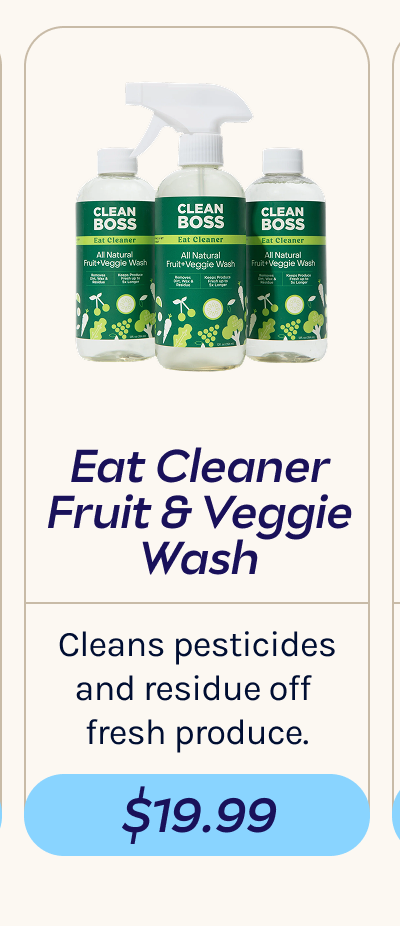 Shop: Eat Cleaner All Natural Fruit & Veggie Wash 12 oz. Spray, with 2 Bonus Refills