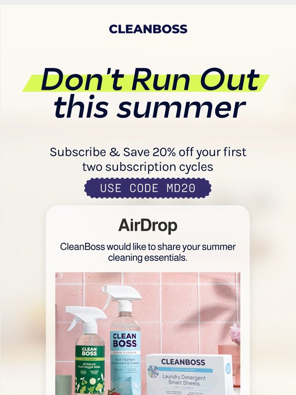 Subscribe & Save 20%!