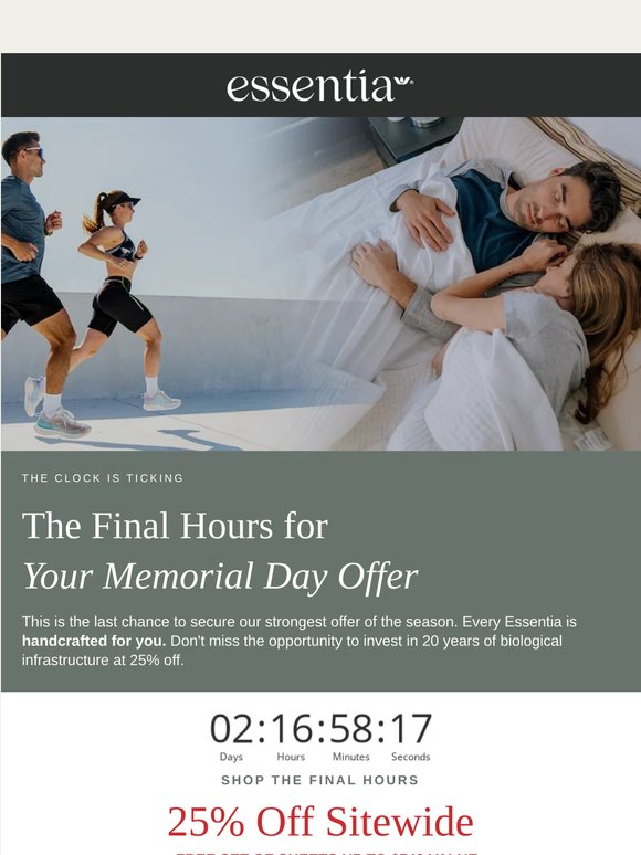 48 Hours Left for Memorial Day Weekend Savings!