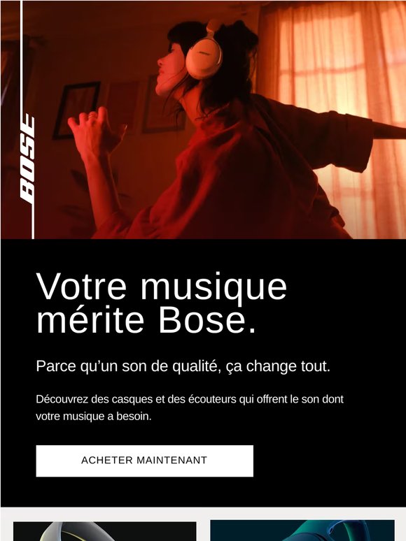 Découvrez un son de qualité au service de votre musique.