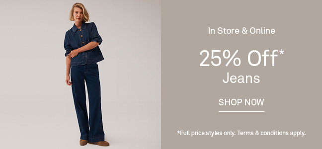 25% Off Jeans