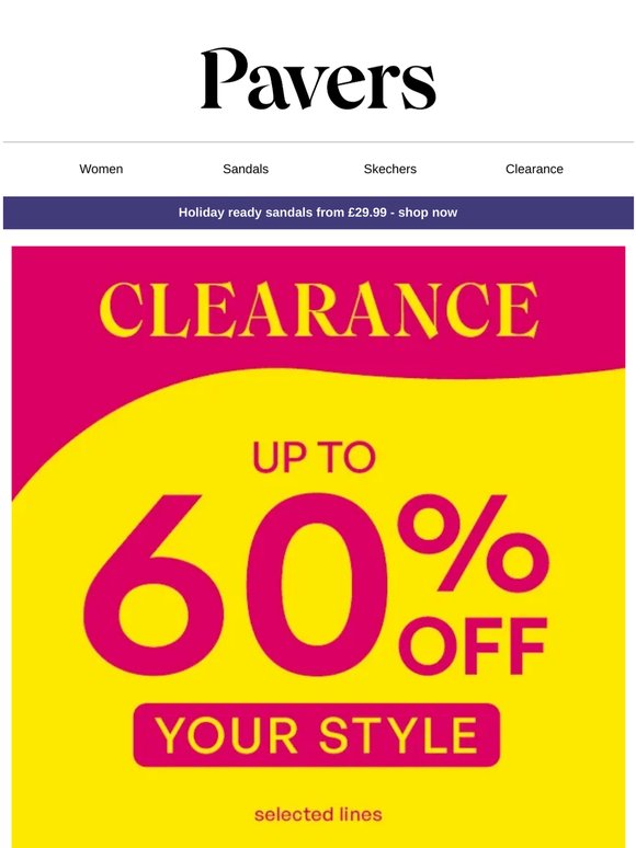 Clearance: 2,000+ styles await you!