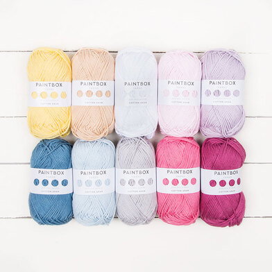 Paintbox Yarns Cotton Aran 10 Ball Colour Pack 