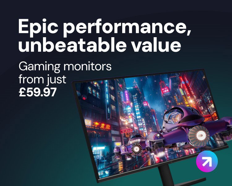 Gaming monitors from just £59.97