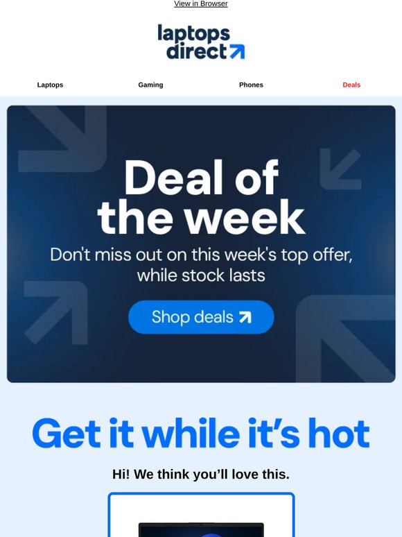 This Week’s Top Deal Before the Bank Holiday