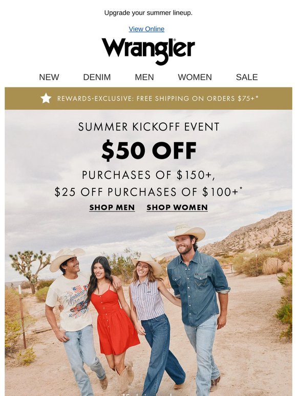 Summer styles you love - now $50 off $150+