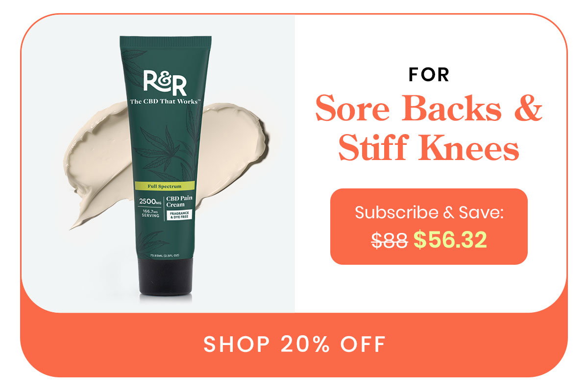 For Sore Backs & Stiff Knees. Subscribe & Save: $56.32. Shop 20% Off