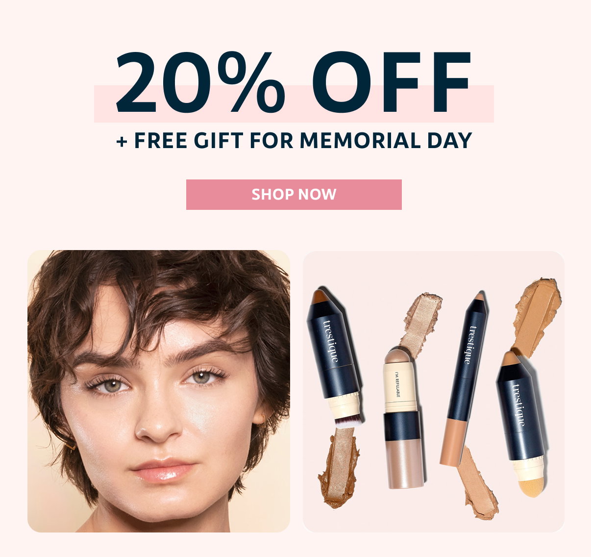 20% off + free gift for Memorial Day