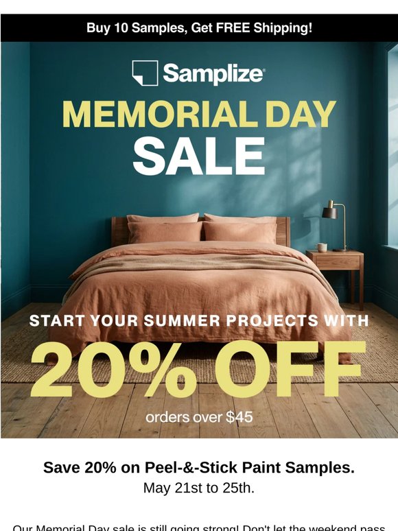 Your Memorial Day Savings Are Waiting