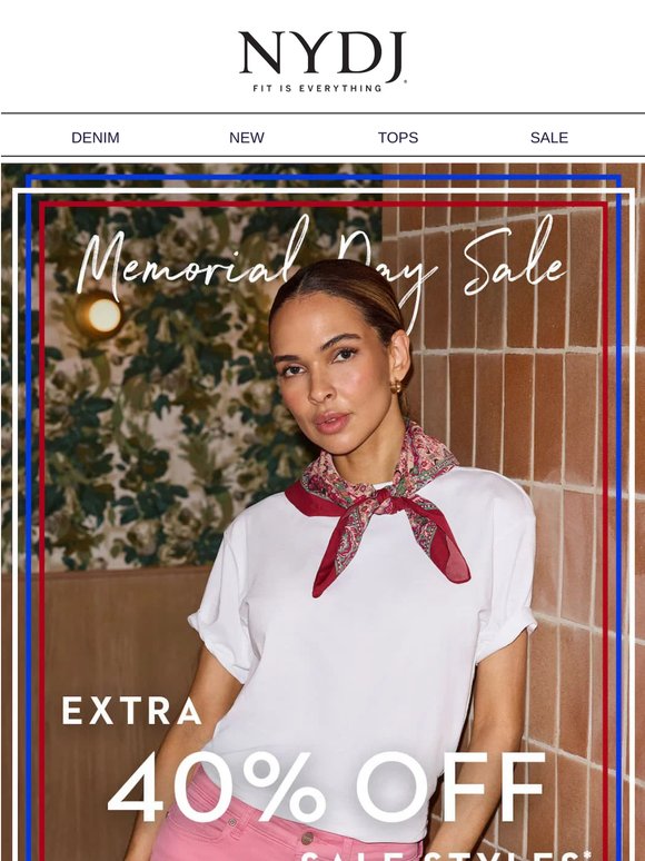 Memorial Day EXTRA 40% OFF Ends Soon! (Exclusions Apply)