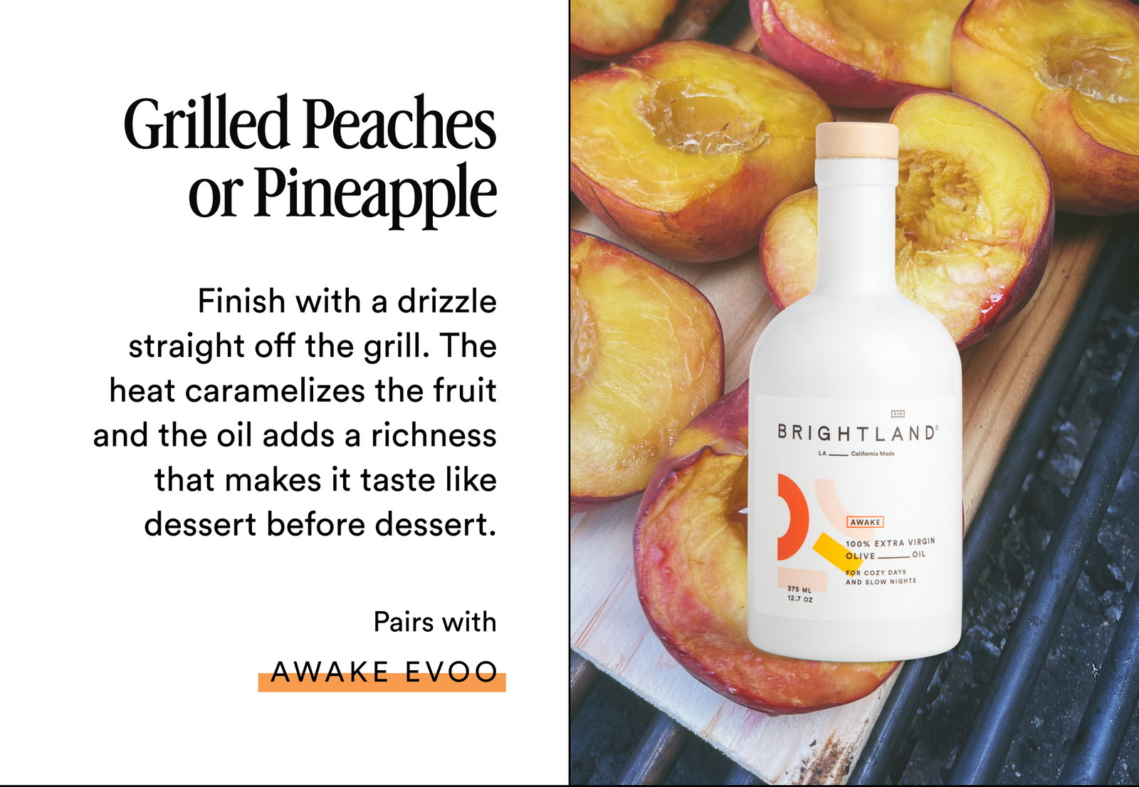 Grilled Peaches or Pineapple