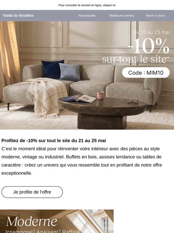 Votre maison fait peau neuve avec -10%