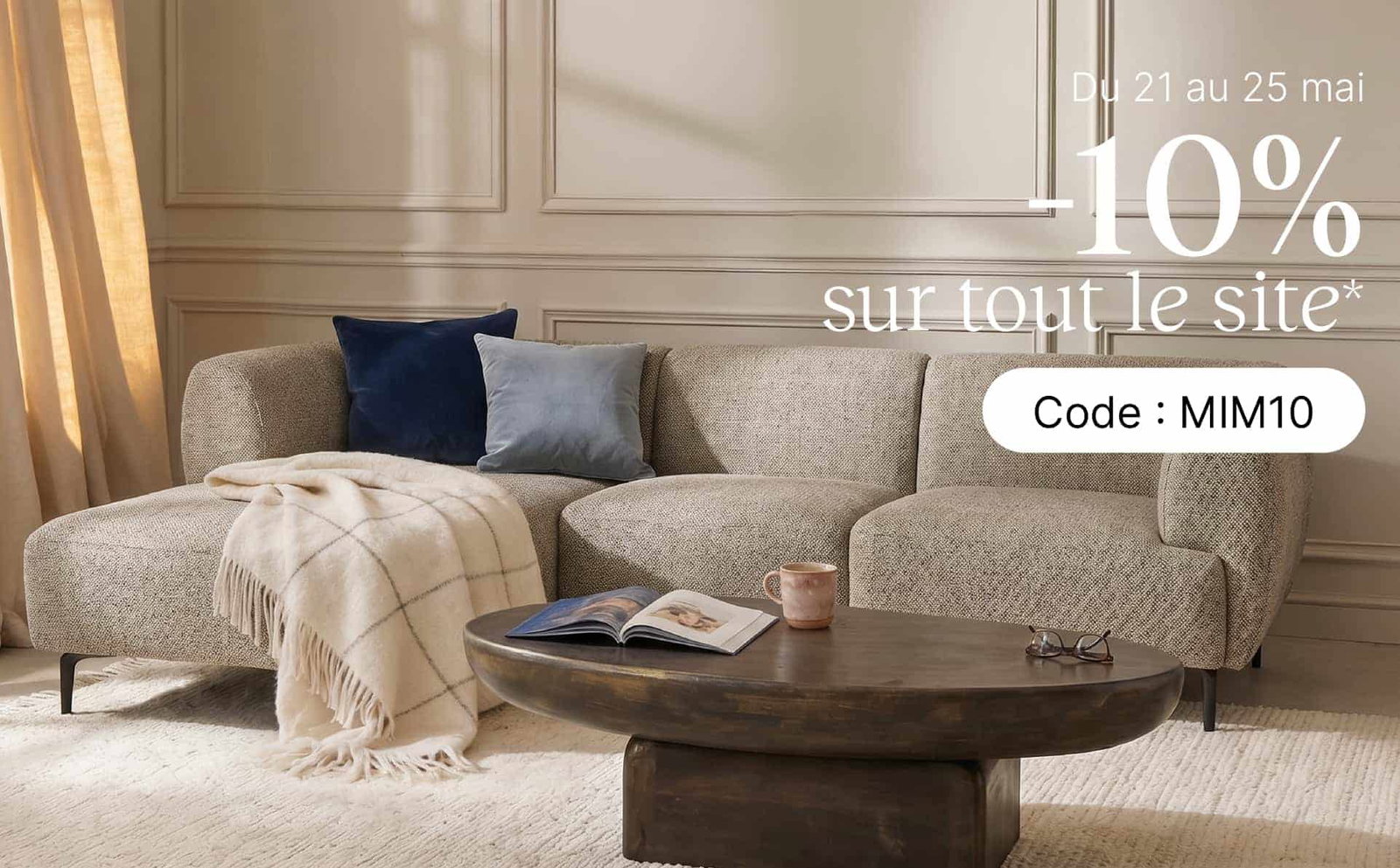 -10% sur tout le site code : MIM10