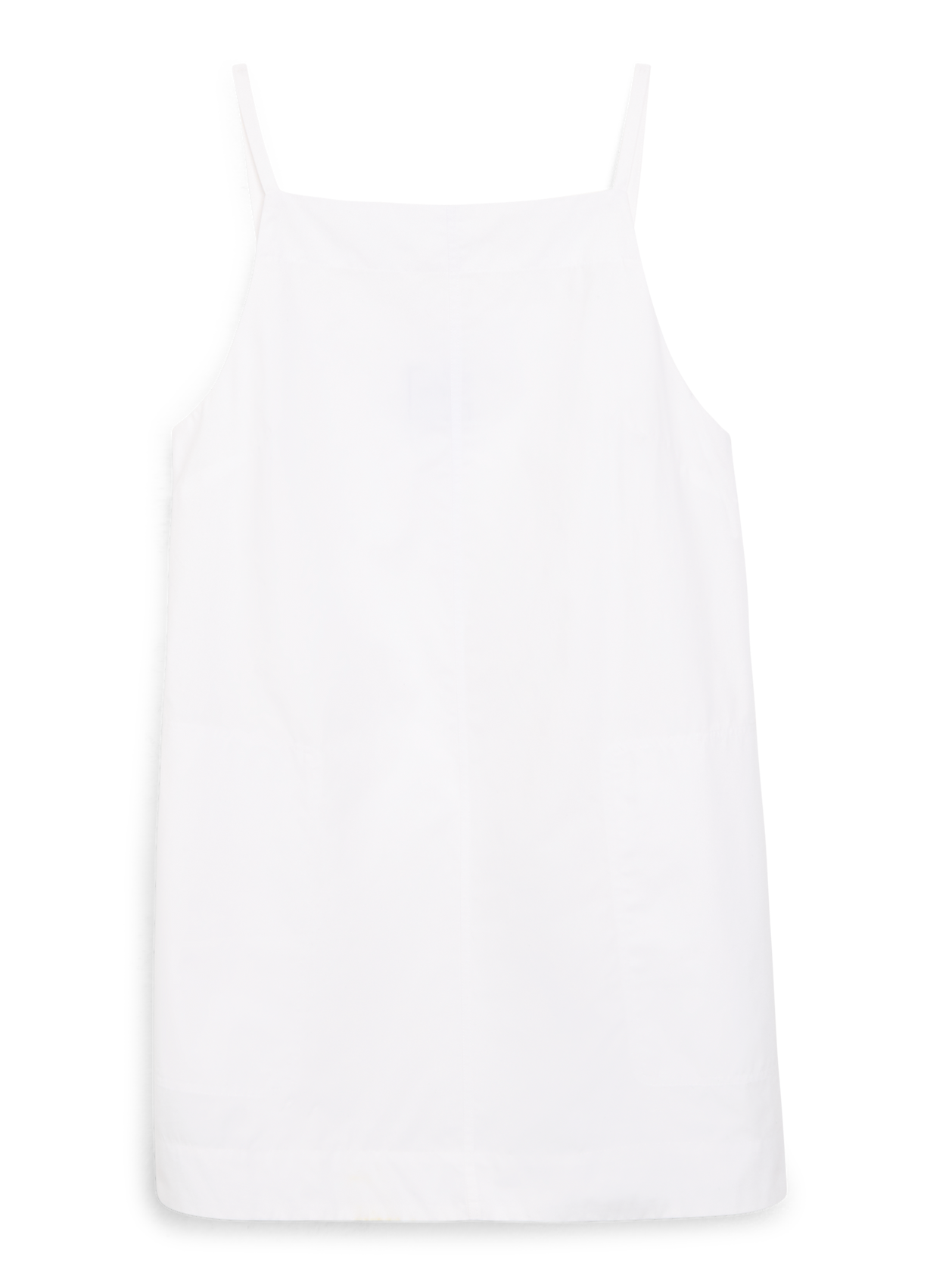 Andros Dress: Fine Poplin, White
