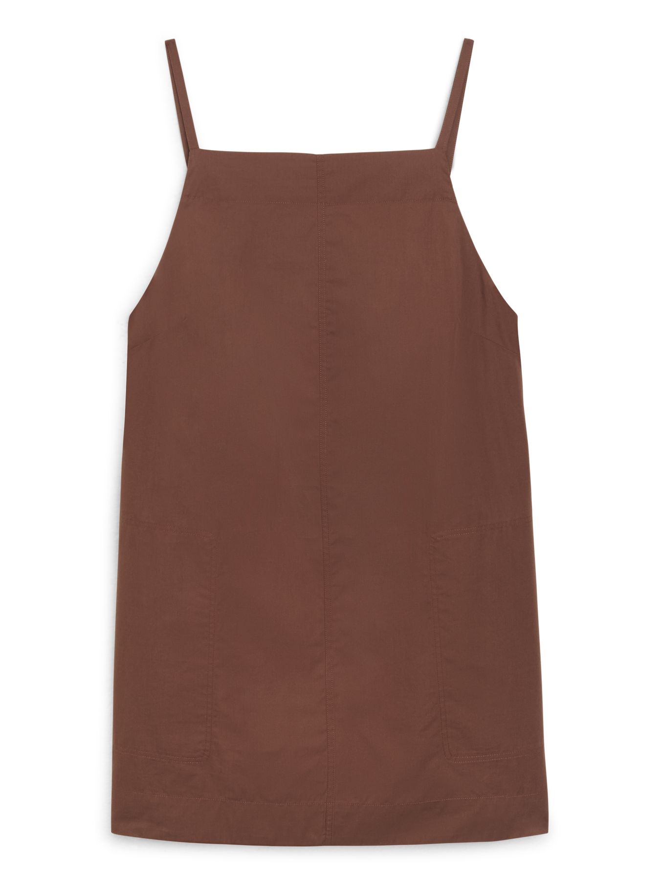 Andros Dress: Fine Poplin, Mocha