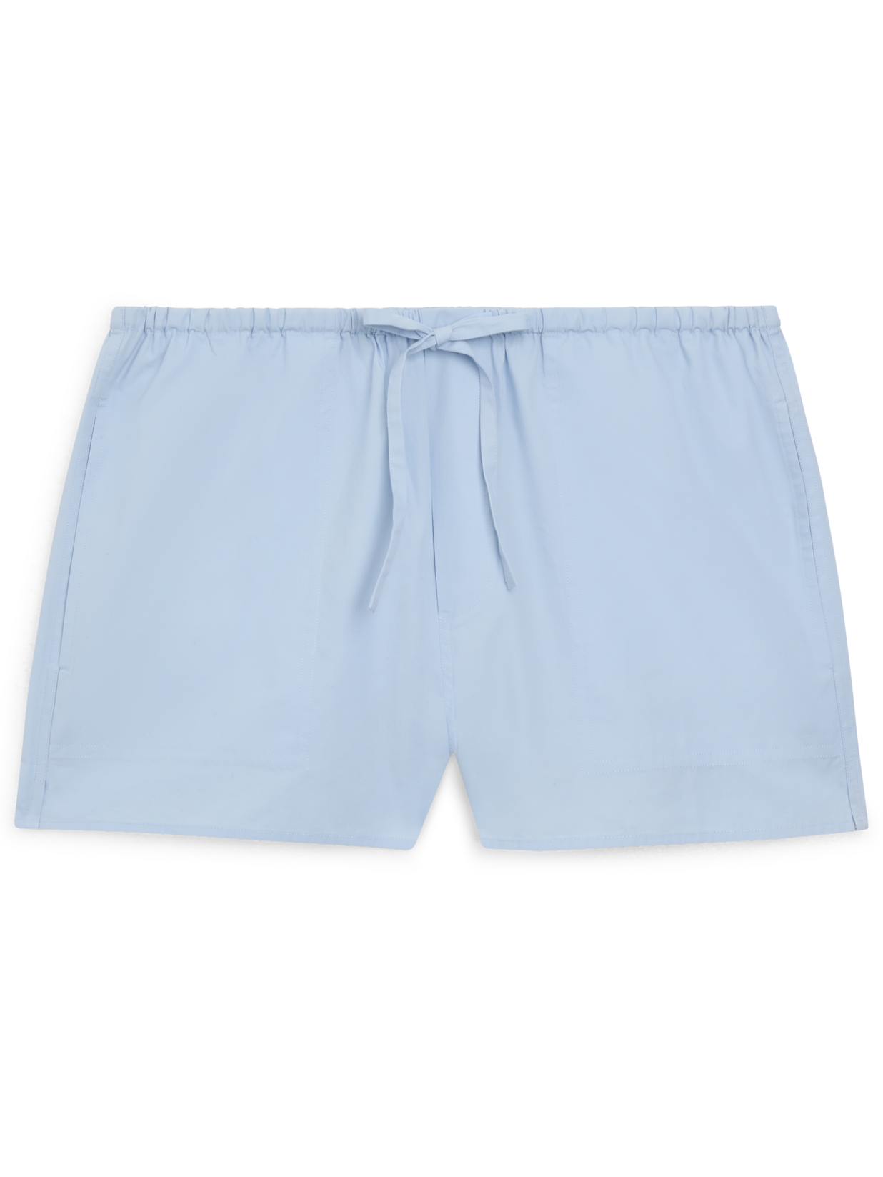 Ceiriad Shorts: Fine Poplin, Icy Blue
