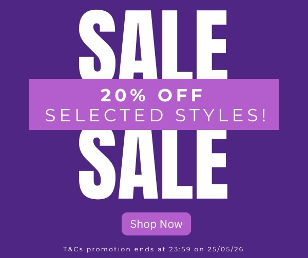 For 5 days only.  20% off selected styles.  Shop now. 