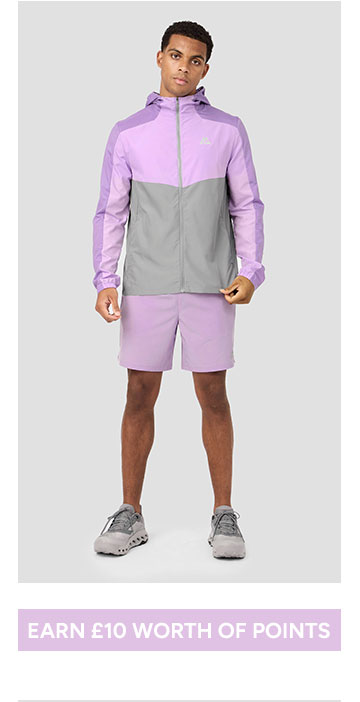 BREEZE WINDBREAKER LILAC CHALK PARMA PLATINUM GREY 