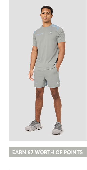 MTX RUN DISPERSE TSHIRT PLATINUM GREY