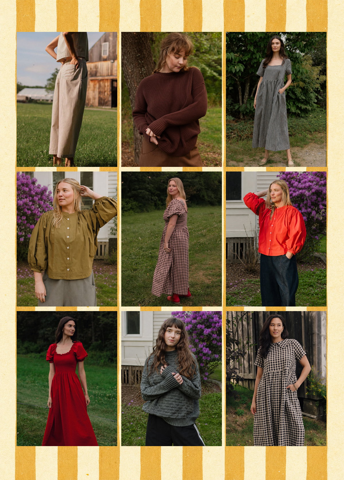 Dresses, pants, sweaters, and warm-weather pieces included in the extra 15% off.