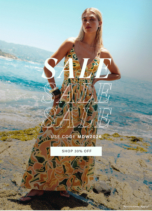 Sale | 30% Off | Use Code MDW2026 At Checkout | Shop The Sale