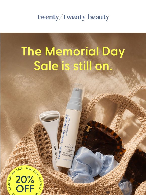 Soothe & de-puff your eyes, 20% off ☀️