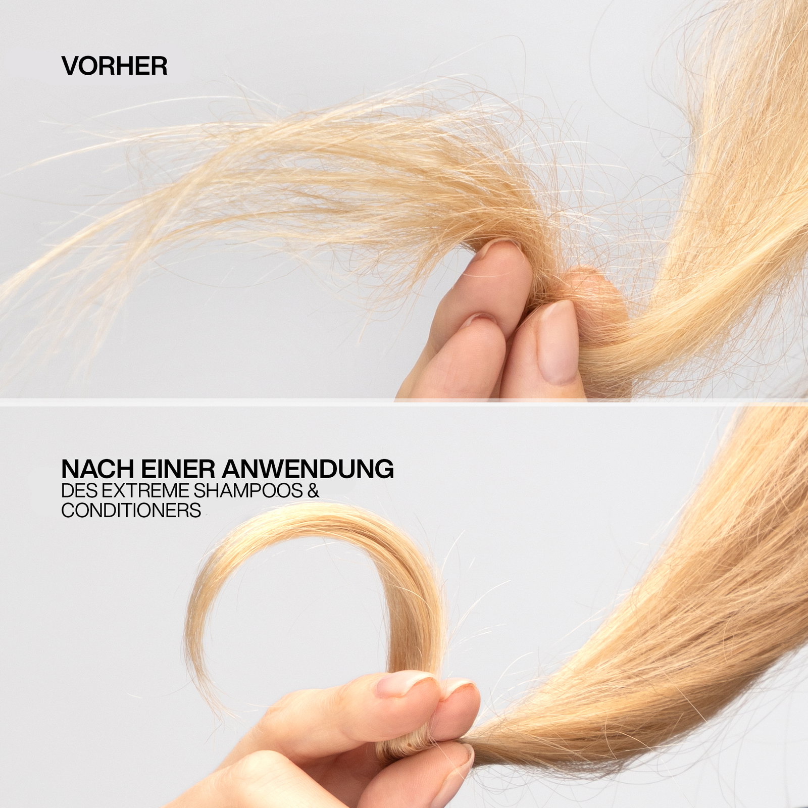 Vorher nachher Redken Extreme