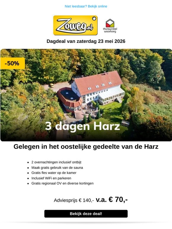 3 dagen Harz v.a. 70,-