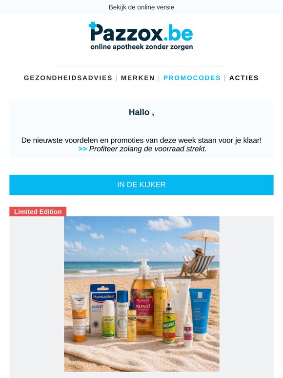 🛒 De nieuwste voordelen en promoties van deze week staan voor je klaar!