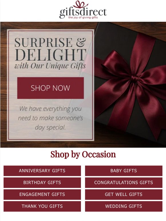For Any Occasion - A Gift to Match