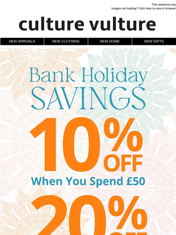 Spend & Save! Up to 20% Off