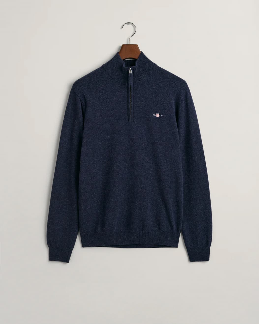 Superfine Lambswool Half-Zip Sweater