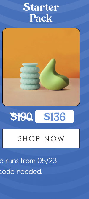 Starter Pack $136 *Memorial Day sale runs from 05/23 to 05/25. No code needed. 