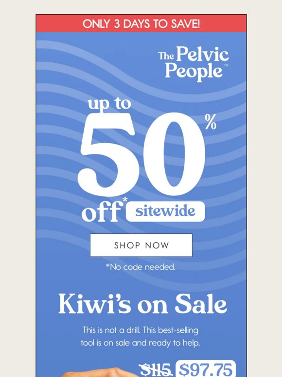 Up to 50% off sitewide 😌