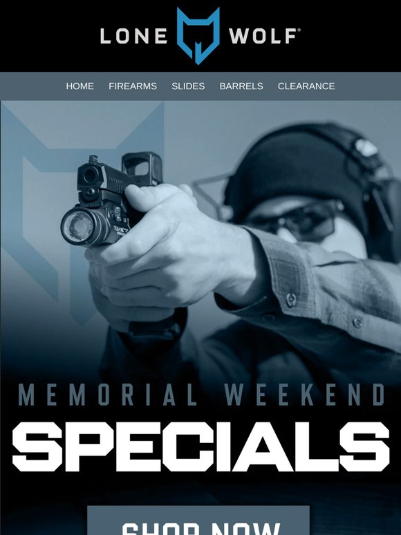 Memorial Weekend Specials: ACTIVATED