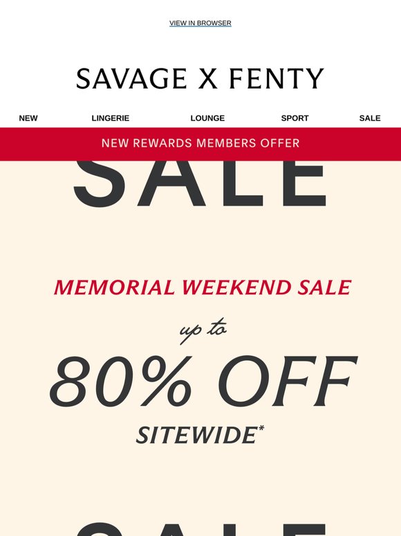 Happening Now: UP TO 80% OFF!