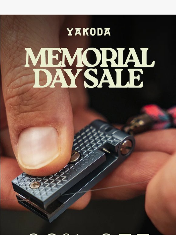 Memorial Day Sale: 20% Off Our Best Sellers