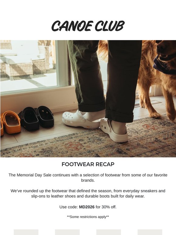 Footwear Recap