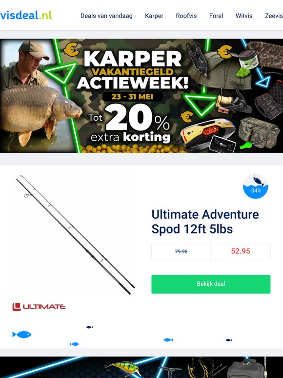 🎣 Vang meer uit je vakantiegeld!