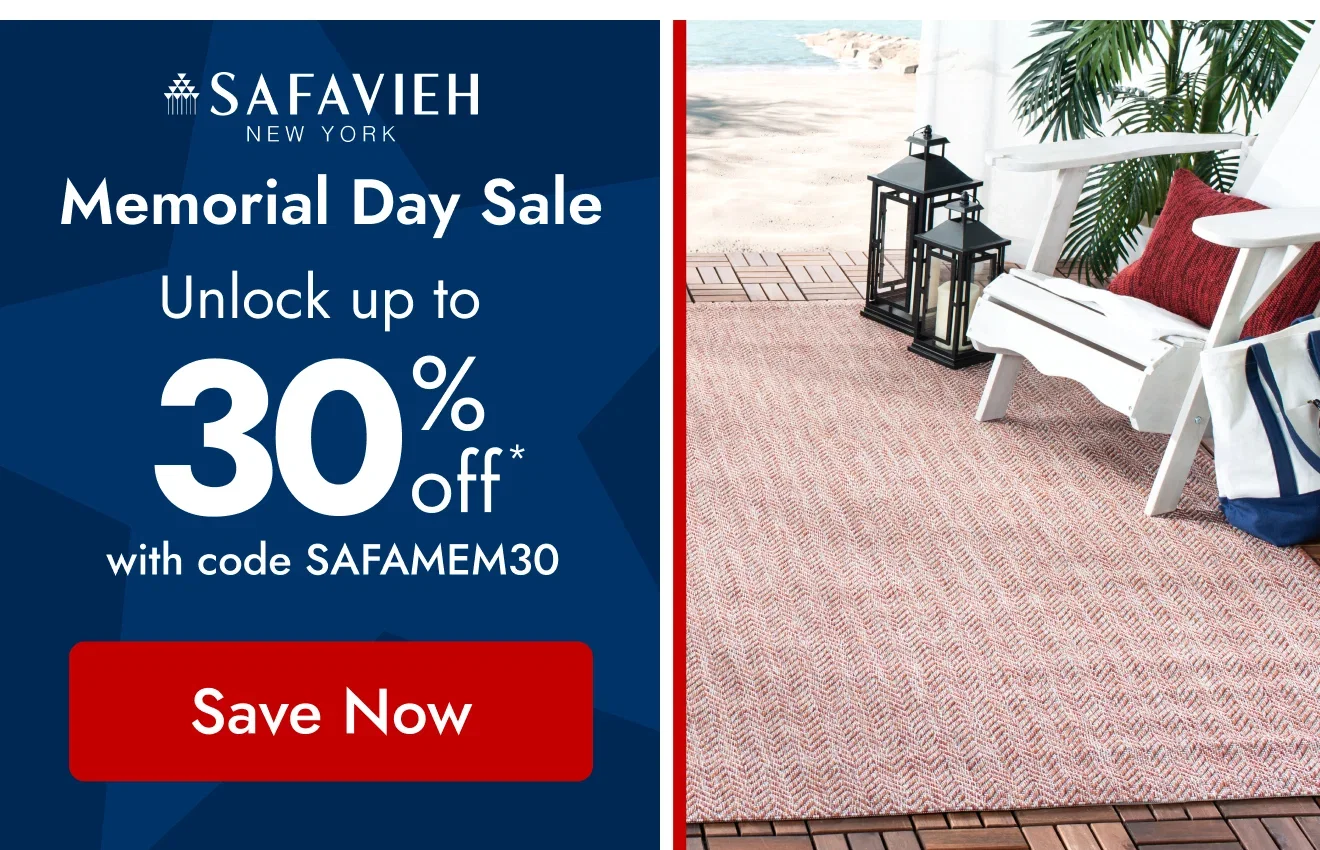Safavieh: Don’t Miss Out! Save Big on Rugs & Outdoor Furniture