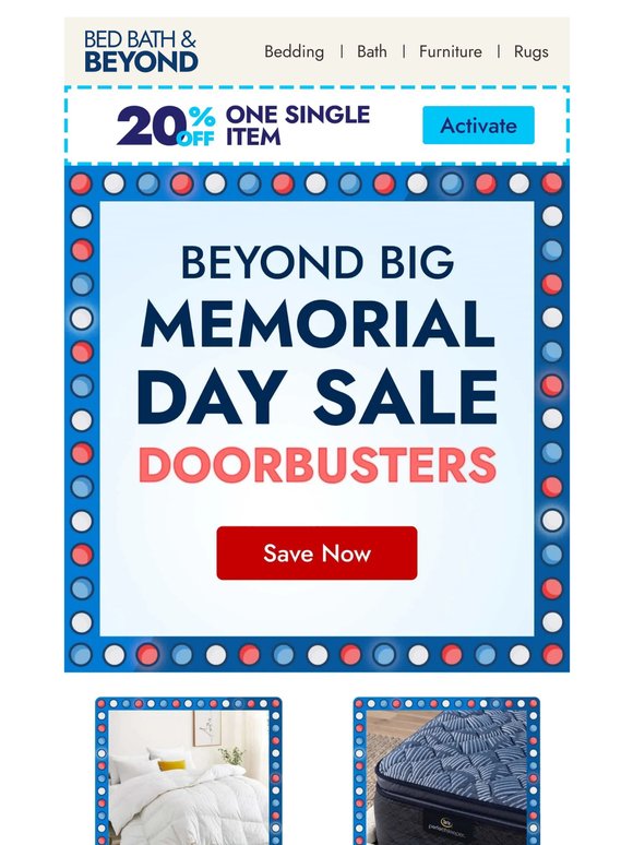 Beyond Big Memorial Day Doorbusters are live 🔥