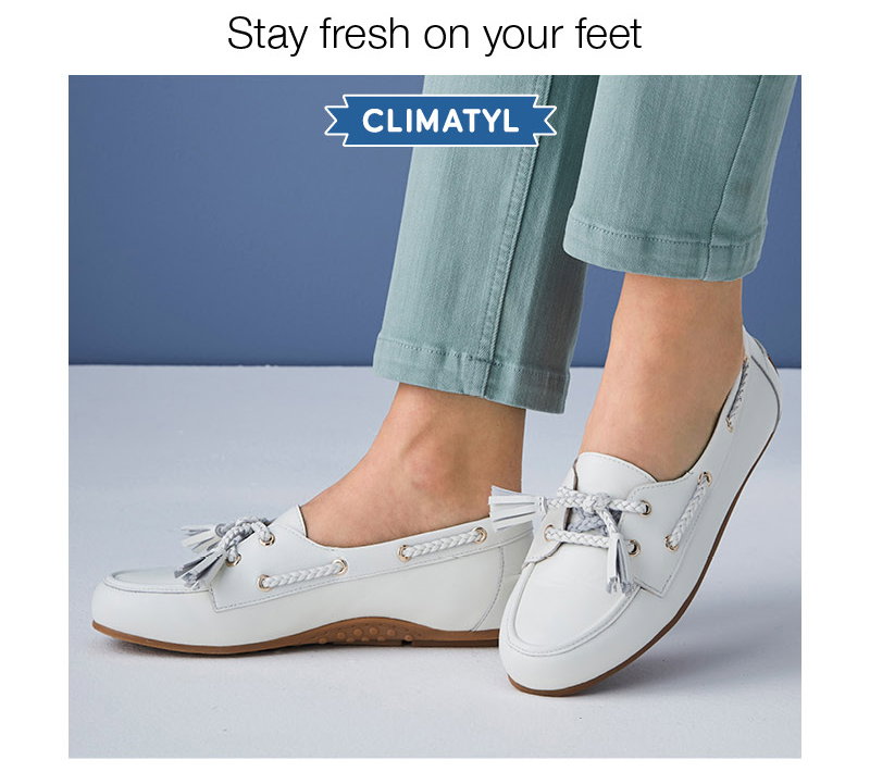 Stay fresh on your feet - Climatyl Boat Shoe