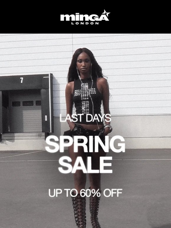 60% OFF DOESN'T LAST FOREVER