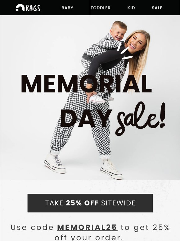 Memorial Day Sale starts NOW 🇺🇸