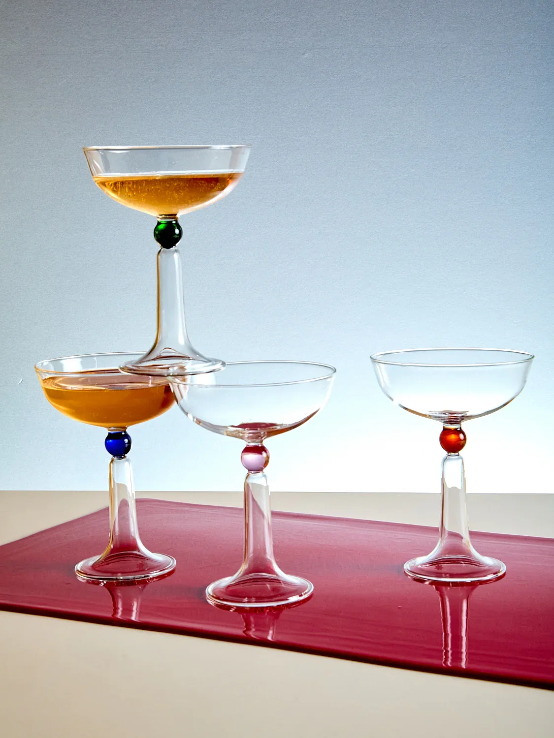 Image of Set of 4 Tassel Coupes
