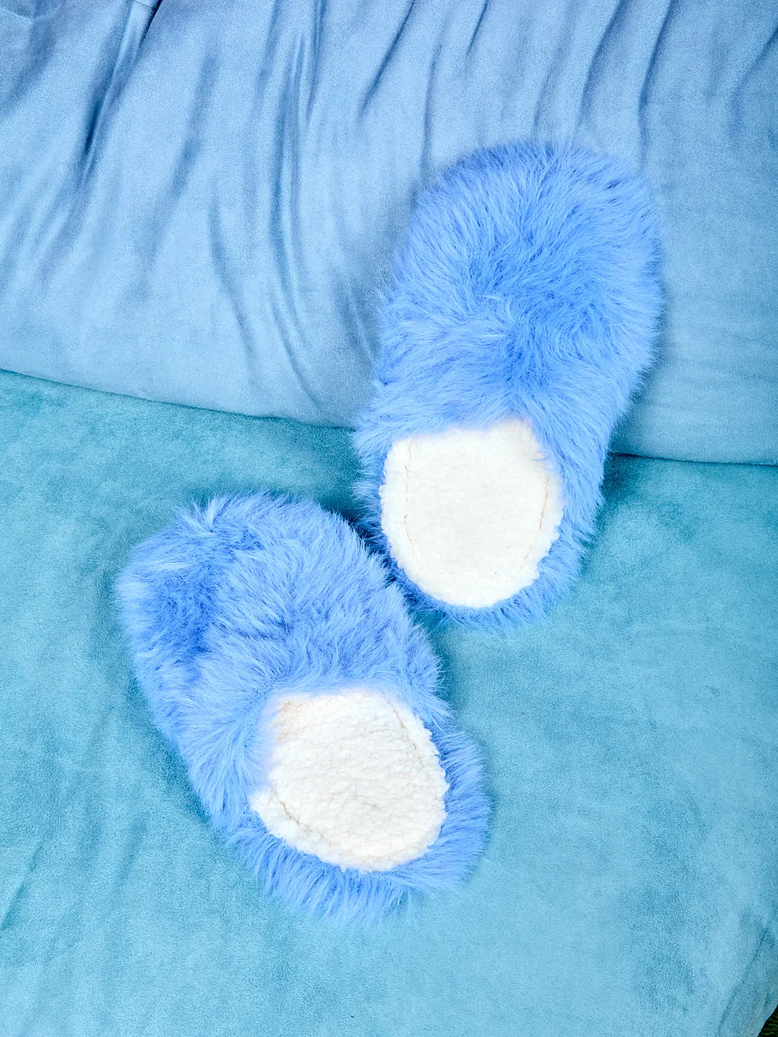 Image of Fuzzy Slide Slippers