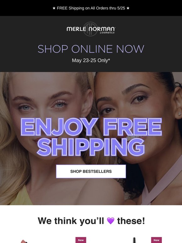 FREE Shipping Starts Now — 3 Days Only⏳